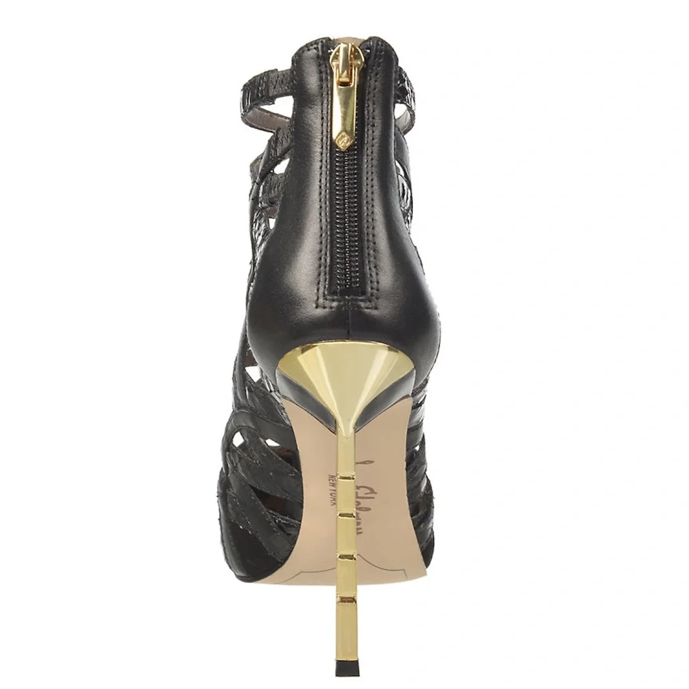 NWOB Sam Edelman Sydney Tribal Caged Heels